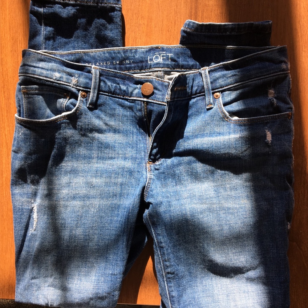 Loft cropped skinny jean